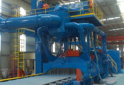 鋼板拋丸機，型材除鏽設備