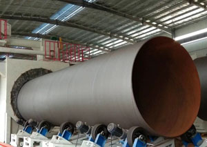 鋼管內外壁拋丸機，鋼管噴砂除鏽設備