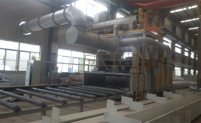 掛車底盤拋丸機 掛車底盤拋丸機